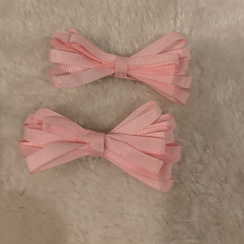 Girls Bow Barrette Set - Picture 9 of 11